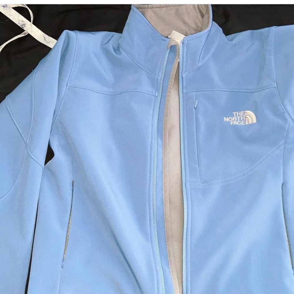 Blue north face jacket